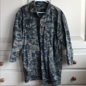 Zara DenimWear Camo Jacket